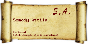 Somody Attila névjegykártya